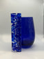Wedding Glass Bundle — chuppah glass mezuzah and matching wedding glass by J&M Judaica